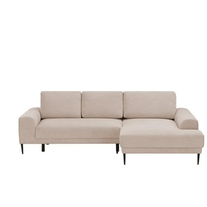 switch Ecksofa aus Cord Capitol ¦ beige ¦ Maße (cm): B: 276 H: 89 T: 175