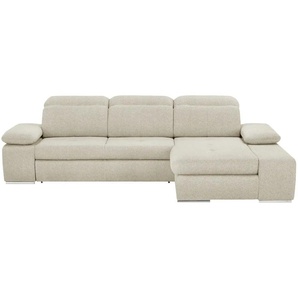 switch Ecksofa  Avilla ¦ beige ¦ Maße (cm): B: 285 H: 86 T: 187