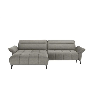 switch Ecksofa  Cavani ¦ grau ¦ Maße (cm): B: 272 H: 95 T: 180