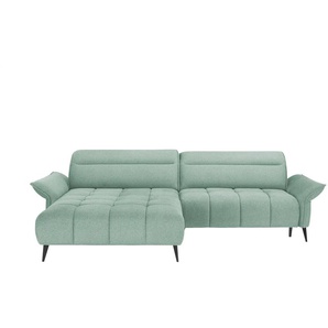 switch Ecksofa  Cavani ¦ türkis/petrol ¦ Maße (cm): B: 272 H: 95 T: 180