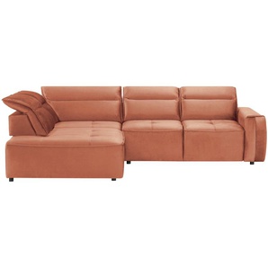 switch Ecksofa  Colombo ¦ orange ¦ Maße (cm): B: 296 H: 103 T: 227