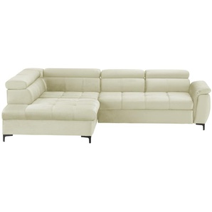 switch Ecksofa  Denvo ¦ beige ¦ Maße (cm): B: 290 H: 94 T: 217