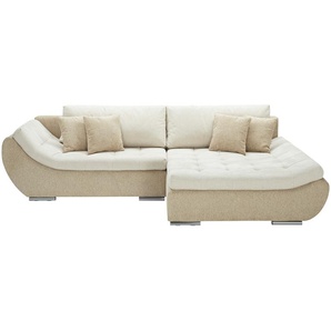 switch Ecksofa  Hugo ¦ creme ¦ Maße (cm): B: 288 H: 90 T: 185