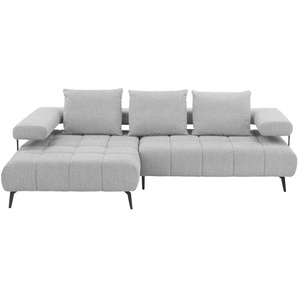 switch Ecksofa  MAGNETIC ¦ silber ¦ Maße (cm): B: 266 H: 69 T: 180