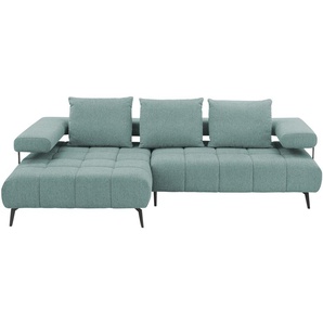 switch Ecksofa  MAGNETIC ¦ türkis/petrol ¦ Maße (cm): B: 266 H: 69 T: 180