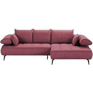 switch Ecksofa  Seledo ¦ rot ¦ Maße (cm): B: 284 H: 88 T: 193