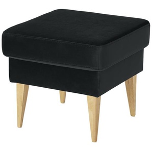 switch Hocker aus Samt Taco ¦ schwarz ¦ Maße (cm): B: 49 H: 45 T: 49