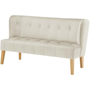 switch Küchensofa  Samt Bella ¦ beige ¦ Maße (cm): B: 158 H: 90 T: 72