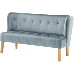 switch Küchensofa  Samt Bella ¦ blau ¦ Maße (cm): B: 180 H: 90 T: 69