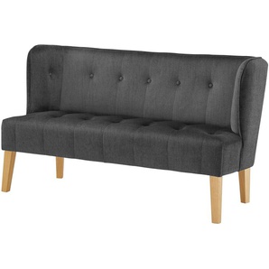 switch Küchensofa Samt  Bella ¦ schwarz ¦ Maße (cm): B: 180 H: 90 T: 72