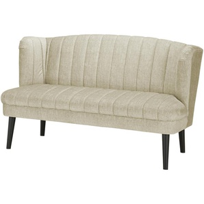 switch Küchensofa Velours meliert  Rina ¦ beige ¦ Maße (cm): B: 156 H: 92 T: 76