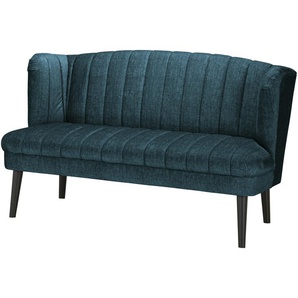 switch Küchensofa Velours meliert  Rina ¦ blau ¦ Maße (cm): B: 156 H: 92 T: 76