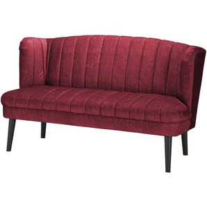 switch Küchensofa Velours meliert  Rina ¦ rot ¦ Maße (cm): B: 180 H: 92 T: 76