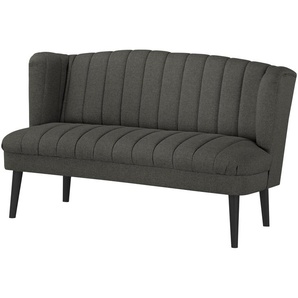 switch Küchensofa Webstoff meliert  Rina ¦ schwarz ¦ Maße (cm): B: 180 H: 92 T: 76