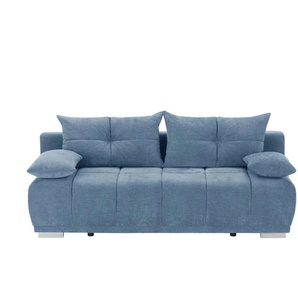 switch Schlafsofa  Gala ¦ blau ¦ Maße (cm): B: 208 H: 92 T: 102