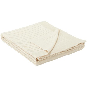 Gray & Jones Tagesdecke Black Coast - beige - 100% Baumwolle - 130 cm | Möbel Kraft