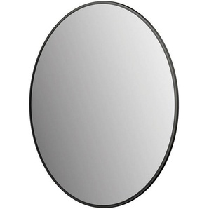 Talos Badspiegel Picasso schwarz Ø 60 cm, hochwertiger Aluminiumrahmen