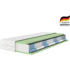 Taschenfederkernmatratze TFK Sonet 24, 7 Zonen, Matratze 90x200 cm, 140x200 cm & weitere Größen, Älgdröm, 24 cm hoch, Matratzen H2/H3/H4, ergonomisch, atmungsaktiv, 1000Federn (100x200 cm)