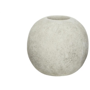 Teelichthalter - grau - Steinzeug - 11,5 cm - [12.5] | Möbel Kraft