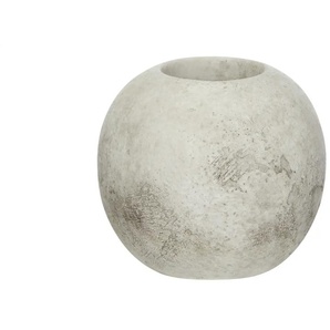 Teelichthalter - grau - Steinzeug - 9 cm - [10.0] | Möbel Kraft