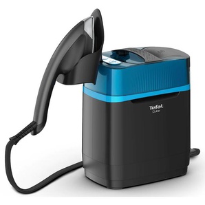 TEFAL Dampfbürste UT2020 Cube Bügeleisen desinfizieren,vertikales Dampfreinigen, Dampfmenge bis zu 90 gmin schwarz (schwarz/blau)