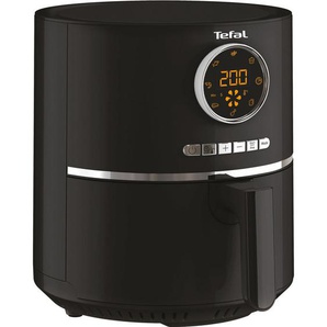 Tefal HEIßLUFTFRITTEUSE, Schwarz, Kunststoff, 4,2 L, 33.2x35.0x33.2 cm, wärmeisolierte Außenfläche, Betriebsanzeige, Timer, Heißlufttechnologie, Küchengeräte, Fritteusen