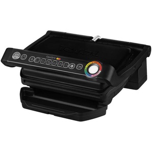 Tefal Kontaktgrill OptiGrill, 22.9x36.9x39.9 cm, herausnehmbare Fettauffangschale, Betriebskontrollleuchte, Aufheizkontrollleuchte, Temperaturregler, Grillplatten abnehmbar, antihaftbeschichtet, Küchengeräte, Toaster