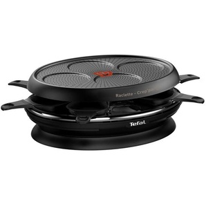 Tefal Raclette-Grill Store`inn, Schwarz, Metall, Kunststoff, 35x15x35 cm, PFOA-frei, antihaftbeschichtete Raclette-Pfännchen, Ein/Aus-Schalter, Küchengeräte, Tischgrills & Fondues, Raclette-Grills