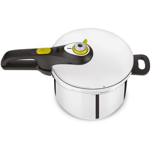 Tefal Schnellkochtopf Secure 5 Neo, Dampfkochtopf Induktion, Fassungsvermögen 6L, Edelstahl (1-tlg), 5-fach Sicherheitssystem, geeignet für alle Herdarten, P25307