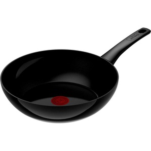 Tefal Wok Renew On Black, Aluminium (1-tlg), umweltfreundlich, recycelt, Thermo-Signal, Ø 28 cm, Induktion