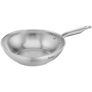 Tefal Wok  Virtuoso ¦ silber ¦ Edelstahl Ø: 28