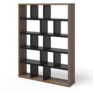 TemaHome Bücherregal Berlin Regal 150 cm breit, Raumteiler, Mehrzweckregal, Stauraum, mit 12 oder 15 offenen Fächern, Höhe 159 oder 198 cm