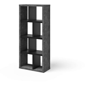 TemaHome Bücherregal Berlin Regal 70 cm breit, Raumteiler, Mehrzweckregal, Stauraum, mit 12 oder 15 offenen Fächern, Höhe 159 oder 198 cm