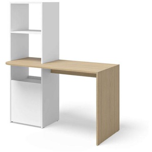 TemaHome Sekretär Icarus Schreibtisch mit Regal, Computertisch, Laptoptisch, mit offenen Fächern und eine Tür, Tischbreite 78 cm