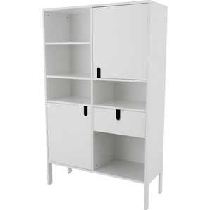 Tenzo Highboard UNO, mit 2 Türen, 1 Schublade und 5 offenen Fächer