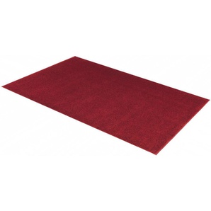 Teppich ASTRA Samoa Uni Teppiche Gr. B: 200cm, 20mm, L: 290cm, rot Kurzflor, Wohnzimmer