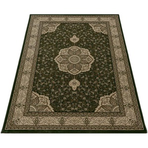 Teppich AYYILDIZ TEPPICHE KASHMIR 2601 Teppiche Gr. B/L: 300 cm x 400 cm, 10 mm, 1 St., grün (green) Orientalische Muster Orient Optik, pflegeleicht, robuster Kurzflor, Wohnzimmer