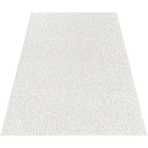 Teppich AYYILDIZ TEPPICHE Nizza 1800 Kurzflorteppich Teppiche Gr. B/L: 280 cm x 370 cm, 6 mm, 1 St., beige (cream) Esszimmerteppiche pflegeleicht, leicht melierter Kurzflor, ringsum gekettelt, Wohnzimmer