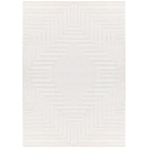 Teppich AYYILDIZ TEPPICHE SAHARA 1111 Teppiche Gr. B/L: 280 cm x 370 cm, 12 mm, 1 St., beige (cream) Esszimmerteppiche Pflegeleicht Strapazierfähig Trend Colors