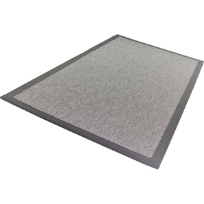 Teppich DEKOWE Naturino Classic Teppiche Gr. B/L: 240 cm x 340 cm, 8 mm, 1 St., grau Esszimmerteppiche Flachgewebe, Sisal-Optik, mit Bordüre, In- und Outdoor geeignet