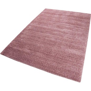 Teppich ESPRIT Loft Teppiche Gr. B: 160cm, 20mm, L: 230cm, pink (beere/meliert) Wohnzimmer, große Farbauswahl, sehr weicher Flor, dicht gewebt, robust