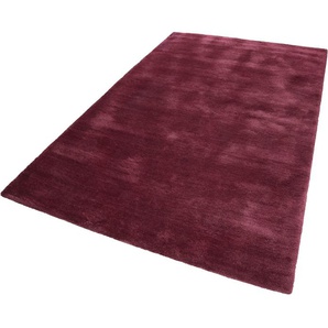 Teppich ESPRIT Loft Teppiche Gr. B: 160cm, 20mm, L: 230cm, rot (bordeaux) Wohnzimmer, große Farbauswahl, sehr weicher Flor, dicht gewebt, robust