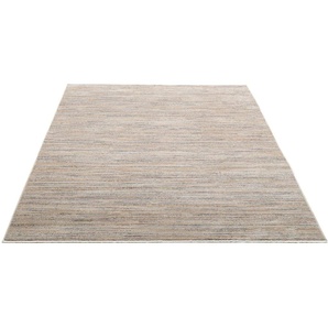 Teppich GINO FALCONE Corduletta UNI Teppiche Gr. B: 240cm, 10mm, L: 340cm, beige Kurzflor, meliert, moderne Cord Struktur, mit Fransen