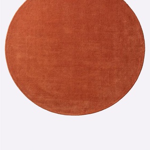 Teppich HEINE HOME Teppiche Gr. B: 120cm, 15mm, L: 180cm, orange (terracotta)