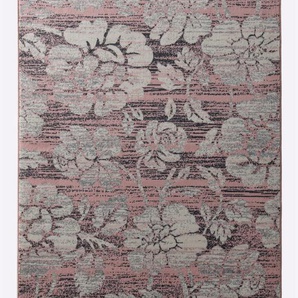 Teppich HEINE HOME Teppiche Gr. B/L: 160 cm x 230 cm, 7 mm, 1 St., rosa Kurzflor-Teppiche