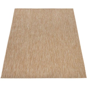 Teppich HOME AFFAIRE Venedig Teppiche Gr. B/L: 300 cm x 400 cm, 4 mm, 1 St., beige (natur) Esszimmerteppiche Flachgewebe, Sisal-Optik, meliert, UV-beständig, Outdoor geeignet