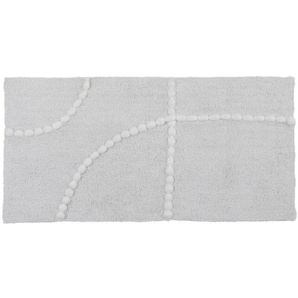 Teppich leo baumwolle polyester andere fasern 45x90 cm - weiss Tendance