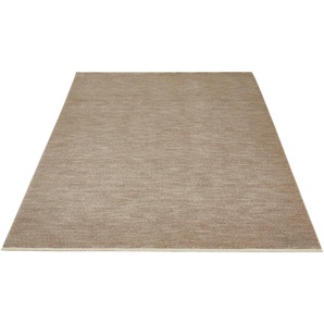 Teppich LUXOR LIVING Vilnius Teppiche Gr. B/L: 200 cm x 290 cm, 13 mm, 1 St., beige (sand) Fransenteppich Esszimmerteppiche melierte Optik, weicher Flor, mit Fransen, Wohnzimmer