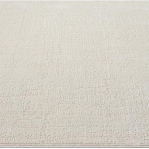 Teppich MY HOME Selin Teppiche Gr. B/L: 240 cm x 320 cm, 9 mm, 1 St., beige (cream) Esszimmerteppiche dezenter Glanz, Schrumpf-Garn-Effekt, im Vintage-Look, dichte Qualität
