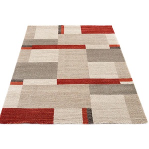 Teppich OCI DIE TEPPICHMARKE Castle Beppo Teppiche Gr. B: 240cm, 20mm, L: 340cm, rot (rot/beige/braun) Kurzflor, Wohnzimmer